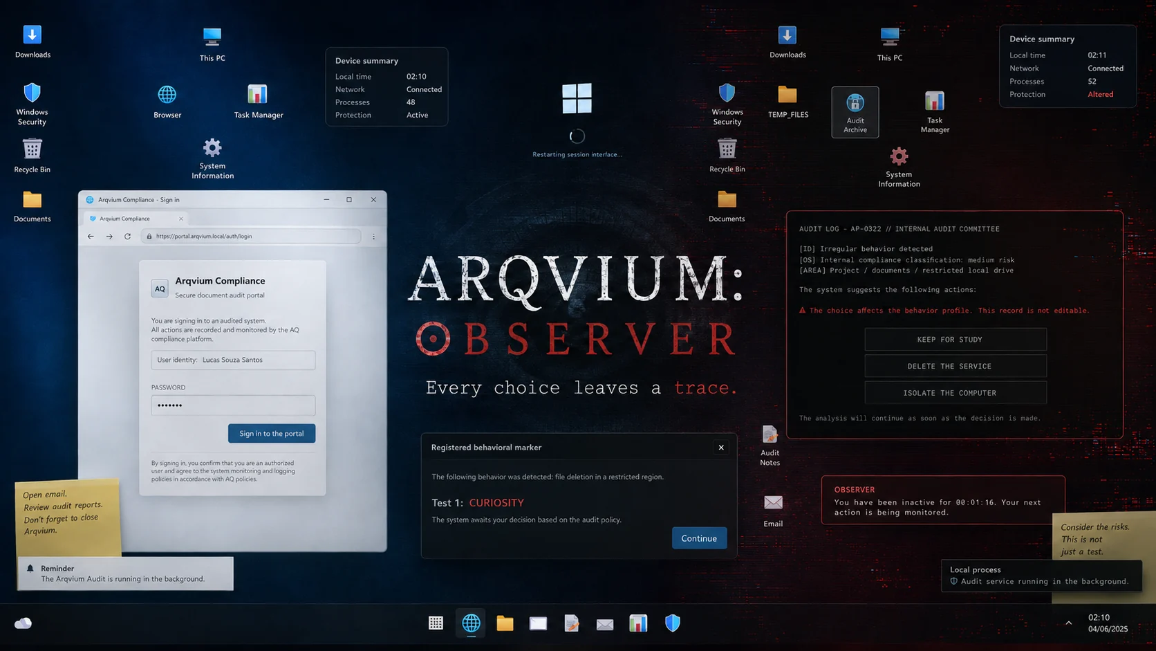 ARQVIUM: OBSERVER